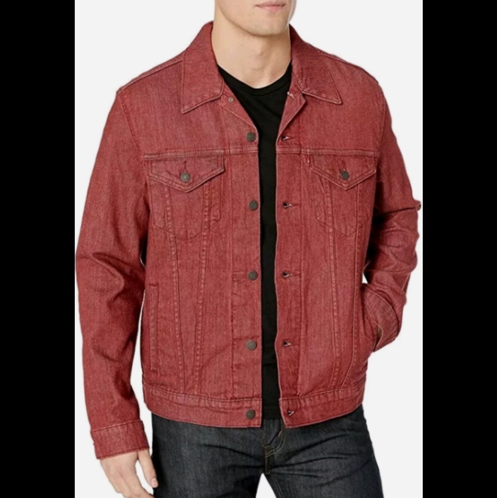 Levi's Denim Trucker Jacket XL Men’s RED